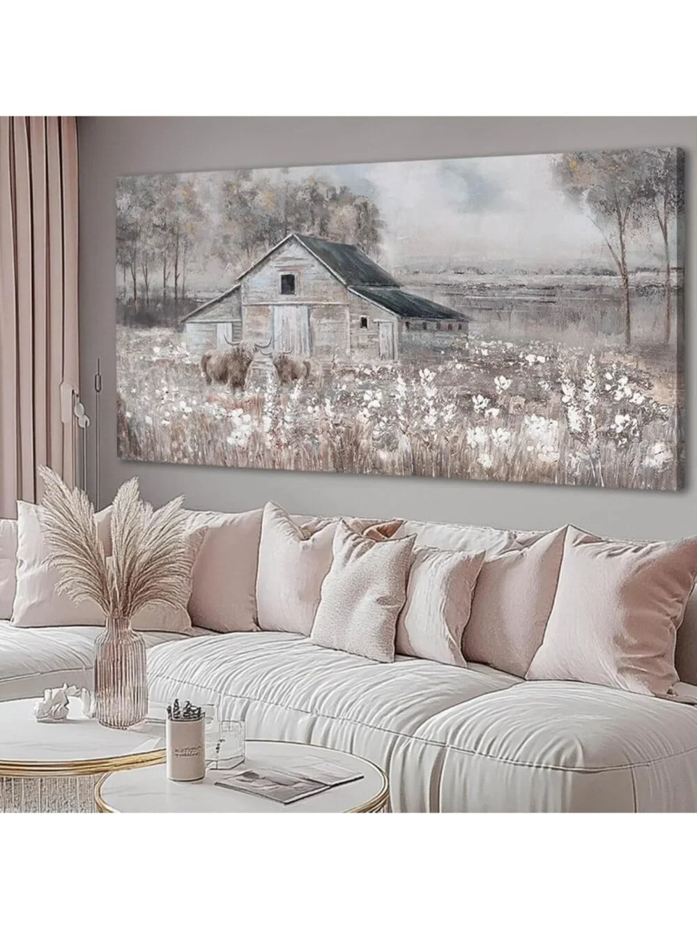 Floral Canvas Wall Art - Large 29